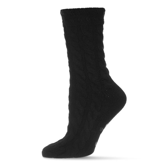 MeMoi Classic Twist Chunky Knit Non-Skid Crew Sock - Mens - Male