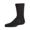 thumbnail image 1 of MeMoi Boys' Clocking Argyle Cotton Blend Dress Socks - Boys - Male, 7-8, Black, 1 of 12