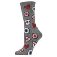 thumbnail image 1 of MeMoi Coffee and Donuts Bamboo Blend Crew Socks - Mens - Male, 1 of 2