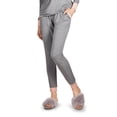 thumbnail image 1 of MeMoi Women's All Day Lounge Soft Lightweight Jogger Pants - Womens - Female (Large, Gray Heather), 1 of 6