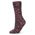 thumbnail image 1 of MeMoi Color Bunch Chunky Knit Boot Socks - Womens - Female, One Size, Black, 1 of 2