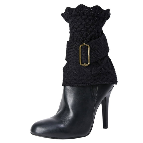 MeMoi Comet Buckle Accent Boot Topper - Womens - Female