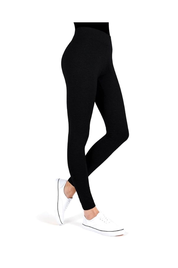 Women's Cotton Blend Basic Yoga Pants - Womens - Female, Q1/Q2, Black