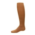 thumbnail image 1 of MeMoi Girls Ultra-Soft Opaque Pima Cotton-Rich Mini-Ribbed Sweater Tights - Girls - Female, 10, Toffee, 1 of 12