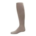 thumbnail image 1 of MeMoi Girls Ultra-Soft Opaque Pima Cotton-Rich Mini-Ribbed Sweater Tights - Girls - Female, 10, Taupe, 1 of 12