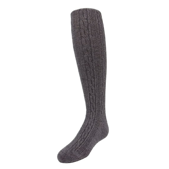 MeMoi Cotton Cable Knit Tights - Girls - Female, 4, Charcoal