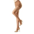 thumbnail image 1 of MeMoi Women's Crystal Sheer Control Top Pantyhose - Womens - Female, Medium, Suntan, 1 of 12