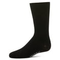 thumbnail image 1 of MeMoi Boys' Diamond Rayon from Bamboo Crew Socks - Boys - Male, 12-14, Black, 1 of 4