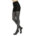 thumbnail image 1 of MeMoi Diamond Daze Cotton Blend Sweater Tights - Womens - Female (Medium/Large, Bijou Blue), 1 of 11