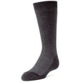 thumbnail image 1 of MeMoi Diamond Textured Cotton Rich Dress Crew Socks - Boys - Male, 6-7, Charcoal, 1 of 3