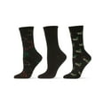 thumbnail image 1 of MeMoi Ducks Bamboo Blend Crew 3 Pair Pack - Womens - Female, 9-11, Crockery, 1 of 4