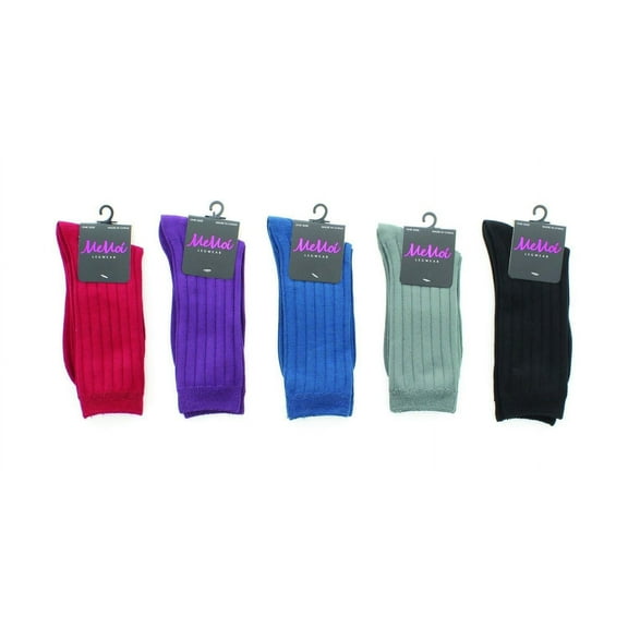 MeMoi Essential Rib Crew Socks