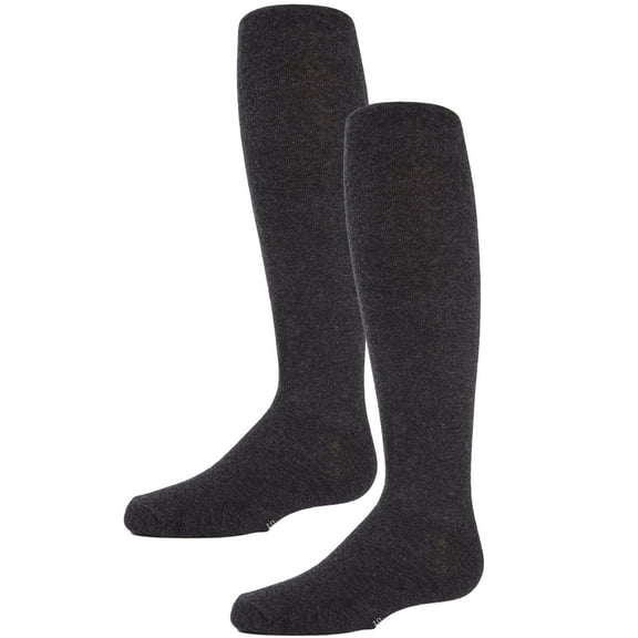 MeMoi  2 Pair Pack Essentials Cotton Tights - Girls - Female, 2, Black