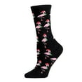 thumbnail image 1 of MeMoi Festive Flamingos Holiday Crew Socks - Mens - Male, 1 of 7