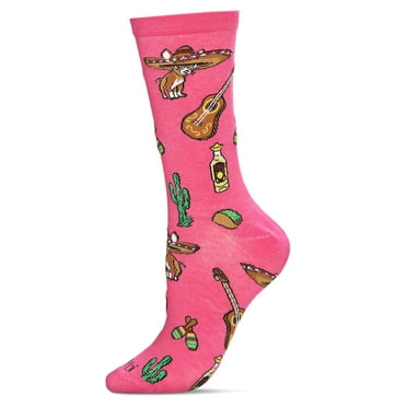 MeMoi Fiesta Fun Bamboo Blend Crew Sock - Mens - Male