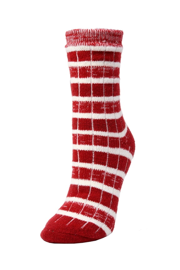 Fireside Dual Layer Buttersoft Crew Sock - Womens - Female, 9-11, Tannin