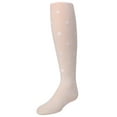 thumbnail image 1 of MeMoi  Flocked Dots Nylon Tights - Girls - Female, 10-12, Winter White, 1 of 4
