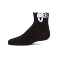 thumbnail image 1 of MeMoi  Floral Button Anklet Socks - Girls - Female, 4, Black, 1 of 6