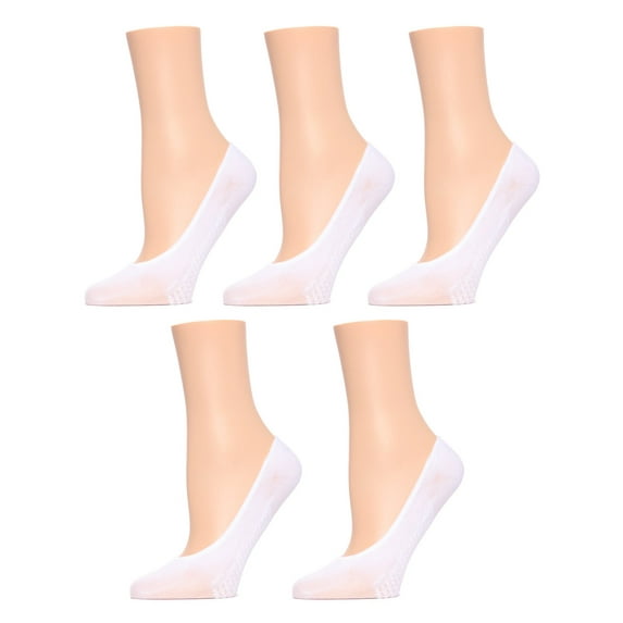 MeMoi Foot Massaging Shoe Liners 5 Pack - Womens - Female (One Size, Nude)