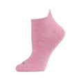 thumbnail image 1 of MeMoi Frenchie Love Low Cut Tab Socks One Size 9-11 / Pink Heather, 1 of 4