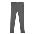 thumbnail image 1 of MeMoi  Front Seam Cotton Blend Leggings - Girls - Female, 12-14, Gray, 1 of 8