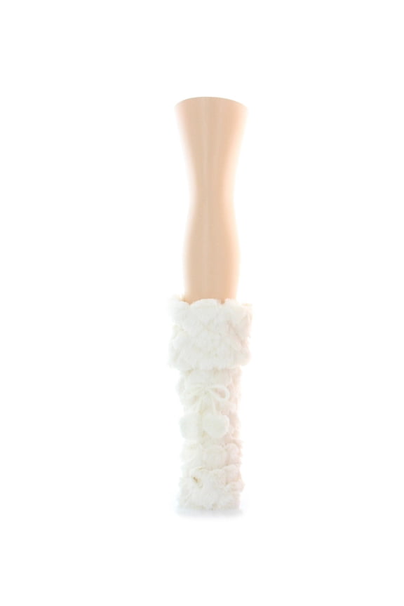 Fuzzy Wuzzy Diamond Knit PomPom Slippers - Womens - Female (Medium/Large, Black)