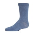 thumbnail image 1 of MeMoi Girls' Basic Crew Socks, Denim, 10, 1 of 12