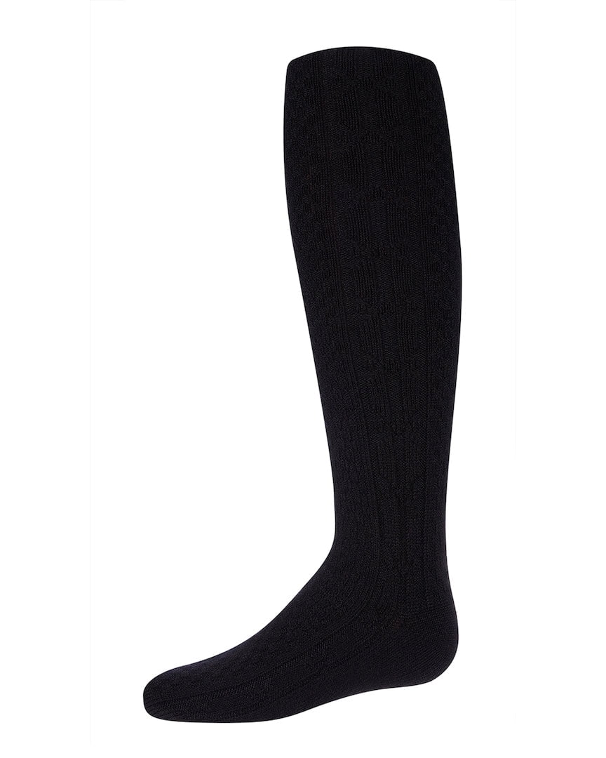 Anna-Kaci Women's Ribbed Knit Knee High Socks 4 Pair Set Soft Stretch Minimal Logo Tall Socks