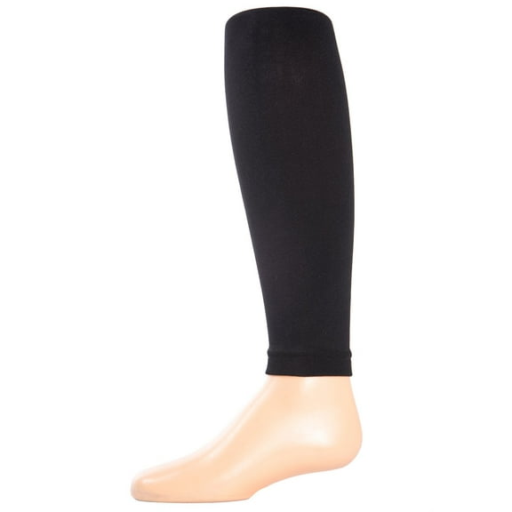 MeMoi Girls Plush Lined Fleece Opaque Footless Tights - Girls - Female, 2-4, Black