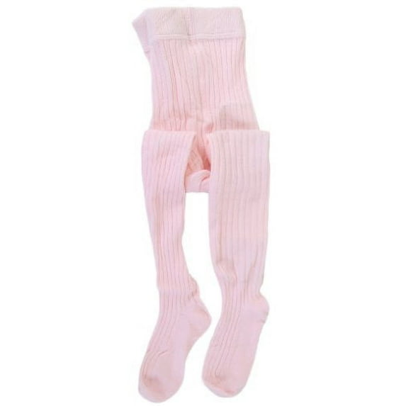 MeMoi Ribbed Cotton Blend Sweater Tights - Girls - Female, 10, Light Pink