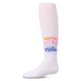 thumbnail image 1 of MeMoi Girls “Sunny Days” Opaque Stretch Cotton Tights - Girls - Female, 2, White, 1 of 3