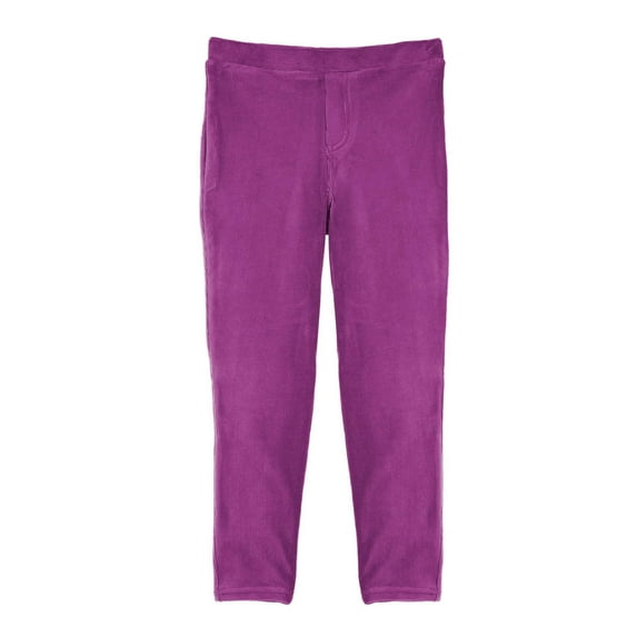 MeMoi Thin Ribbed Comfort Stretch Cotton Blend Leggings - Girls - Female, 2-4, Purple