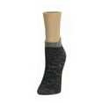 thumbnail image 1 of MeMoi Gradient Shades Soft-Fit Cotton-Rich Low Cut Socks - Womens - Female, One Size, Black, 1 of 5