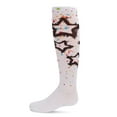 thumbnail image 1 of MeMoi  Graffiti Star Knee-High Socks - Girls - Female, 6, White, 1 of 7