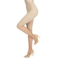 thumbnail image 1 of MeMoi Half & Half Silky Sheer Pantyhose - Womens - Female, 1 of 6