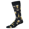 thumbnail image 1 of MeMoi Happy Hour Beer and Peanuts Bamboo Blend Men's Crew Socks - Mens - Male, 10-13, Navy Blazer, 1 of 10