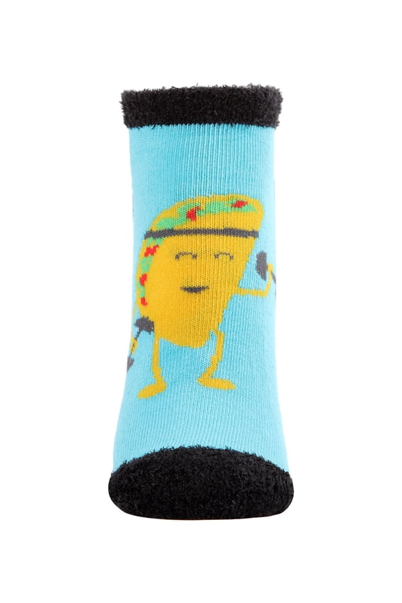 Head Says Gym Heart Wants Tacos Non-Skid Low-Cut Socks - Womens - Female