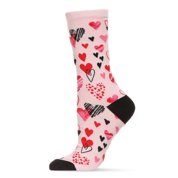 MeMoi Heart Explosion Bamboo Blend Crew Socks - Mens - Male