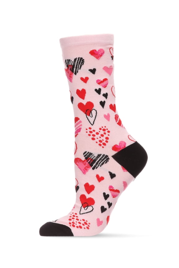 Heart Explosion Bamboo Blend Crew Socks - Mens - Male