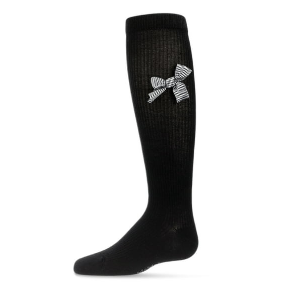 MeMoi Herringbone Thin Ribbed Knee High - Girls - Female, 8, White