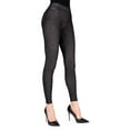 thumbnail image 1 of MeMoi High-Waisted Skinny Jean Leggings - Womens - Female (Small/Medium, Black), 1 of 7
