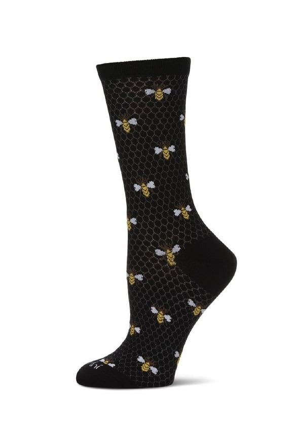 Honey Bee Bamboo Blend Crew Socks - Mens - Male