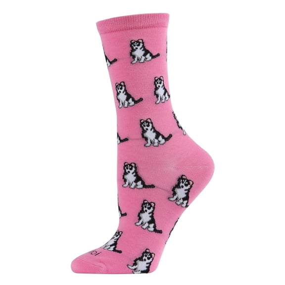 MeMoi Huskies Bamboo Blend Crew Socks - Mens - Male