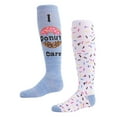 thumbnail image 1 of MeMoi I Donut Care Knee High Sock 2 Pack - Girls - Female, 9-11, Assorted, 1 of 7