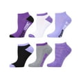 thumbnail image 1 of MeMoi Keep Going Half Cushioned Low-Cut Socks 6 Pack - Womens - Female, One Size, Electric Purple Multi, 1 of 1