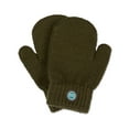 thumbnail image 1 of MeMoi Kids Cozy Rayon-Blend Basic Ribbed Knit Mittens (XS, Black), 1 of 6