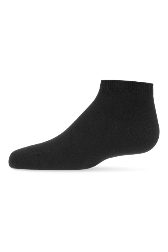 Kids Basic Silky-Soft Rayon-Blend Fine-Gauge Ankle Sock, 8, Cherry Red