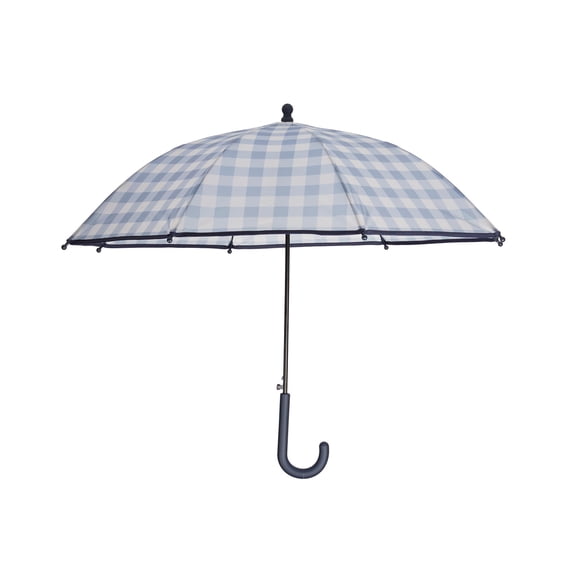 MeMoi Kids' "Checkmate" Waterproof Pop-Up Umbrella, One Size, Navy