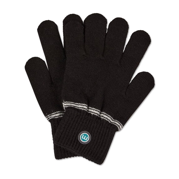 MeMoi Kids' Knit in Bow Gloves, M, Ivory