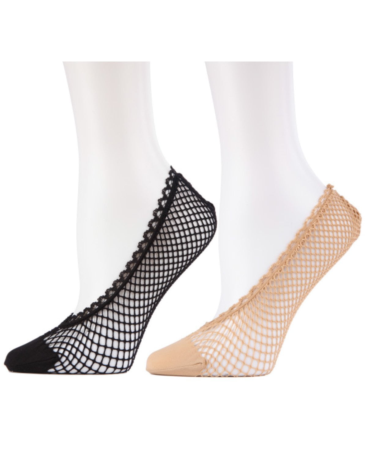MeMoi Knit Net Sock Liners 2 Pack Mens Male